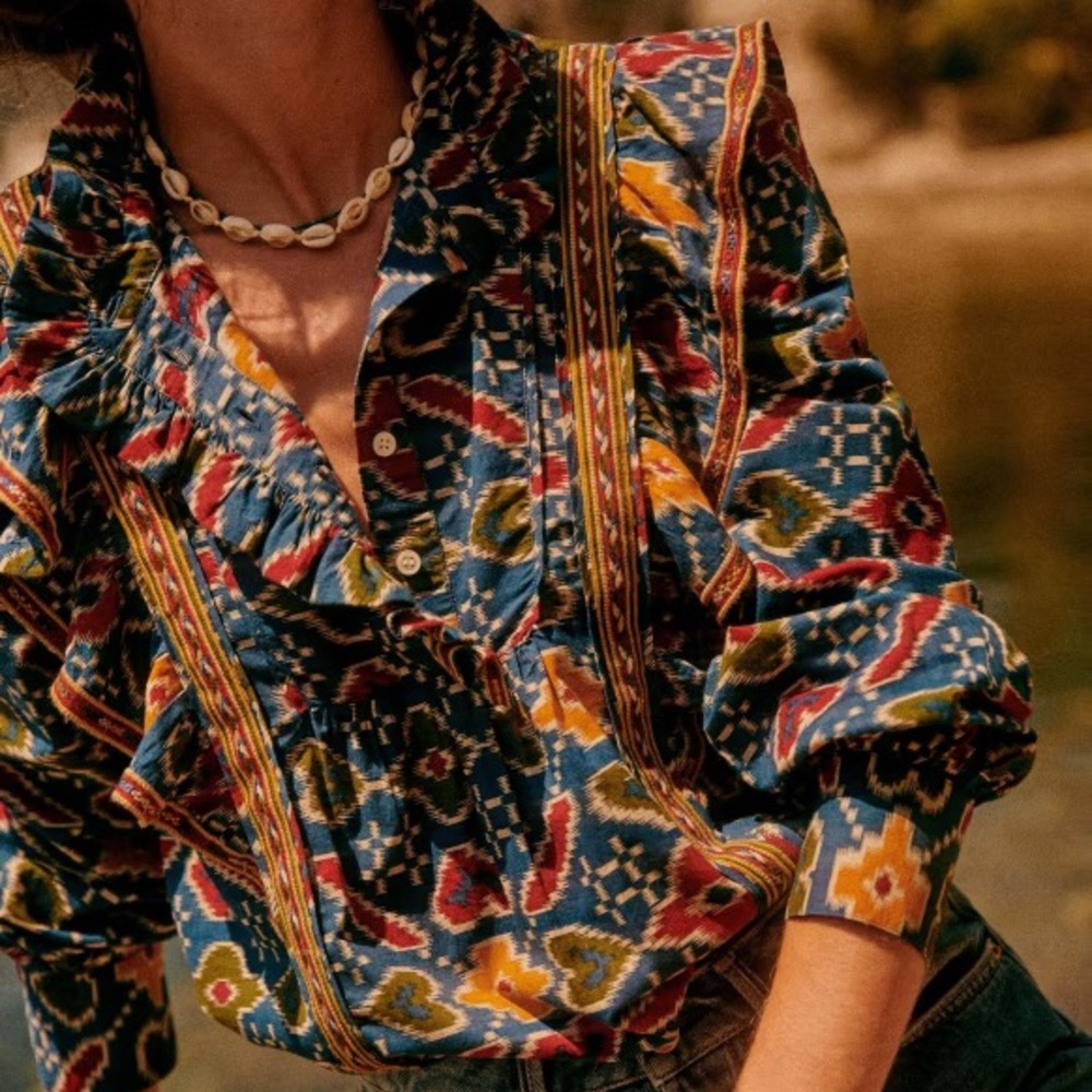 [NWT] Sezane Candy Anita Blouse